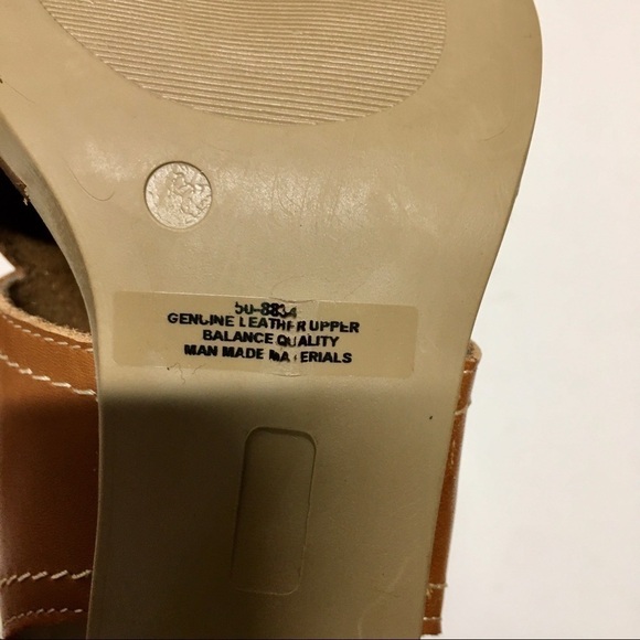 Bella Vita Viv Italy Leather Block Heel Sandals 5M - Picture 15 of 16